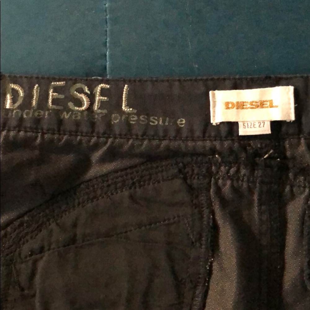 Diesel black Rocker mini skirt
